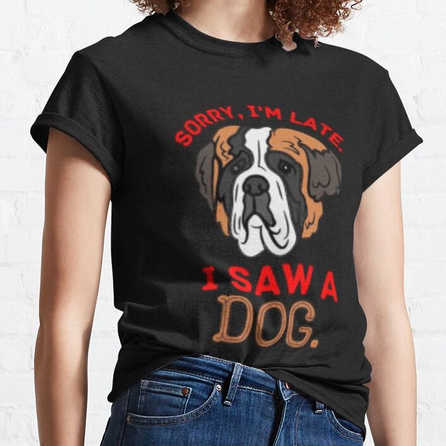 dog cute animal funny Classic T-Shirt