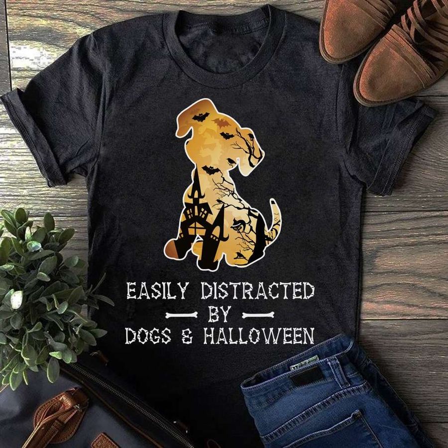 Dogs Halloween, Halloween Costume – Easily distracted by dogs and halloween