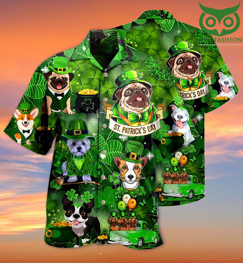 Dogs Love Irish Limited Edition Hawaiian Shirt