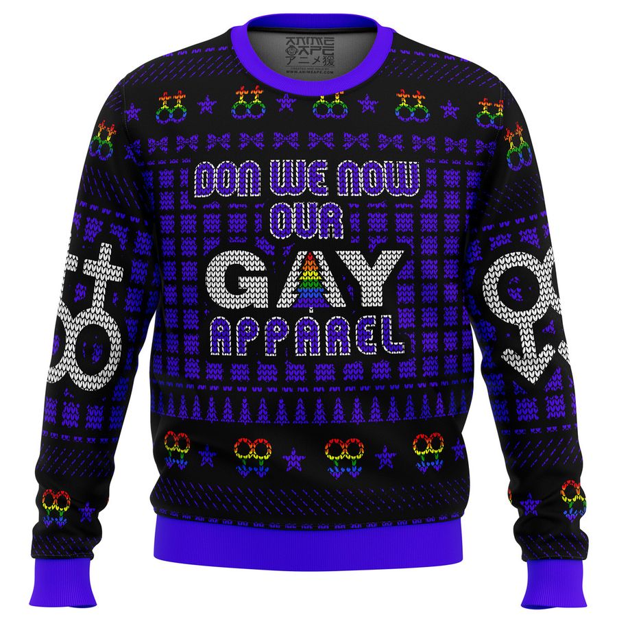 Don We Now Our Gay Apparel LGBT Ugly Sweater