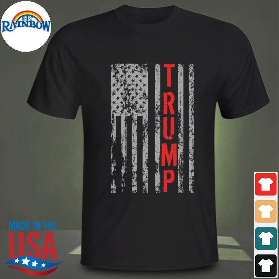 Donald Trump Vintage USA Flag T-Shirt