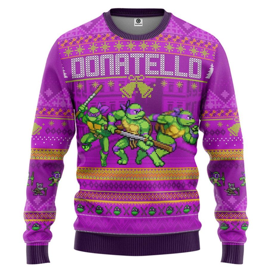 Donatello Teenage Mutant Ninja Turtles Ugly Sweater