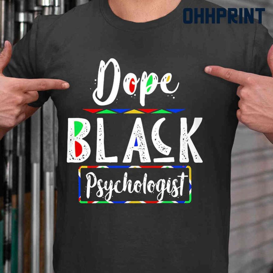 Dope Black Psychology Tshirts Black
