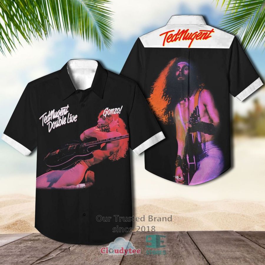 Double Live Gonzo Ted Nugent Hawaiian Shirt – LIMITED EDITION