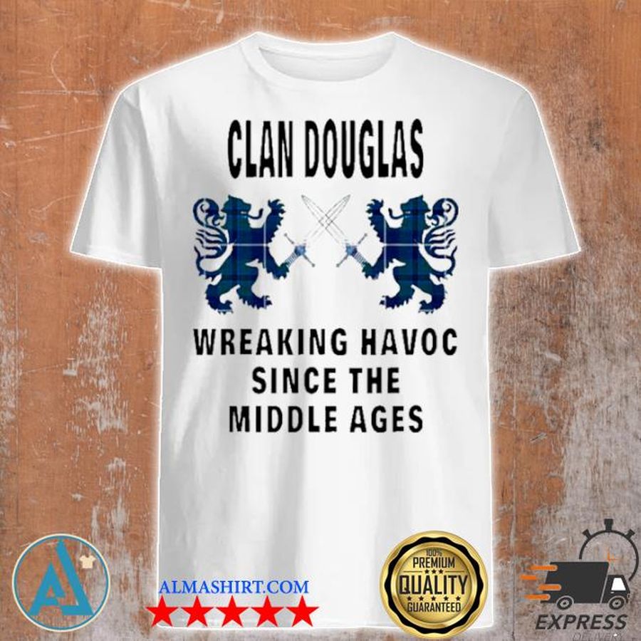 Douglas scottish tartan scotland family clan name shirt