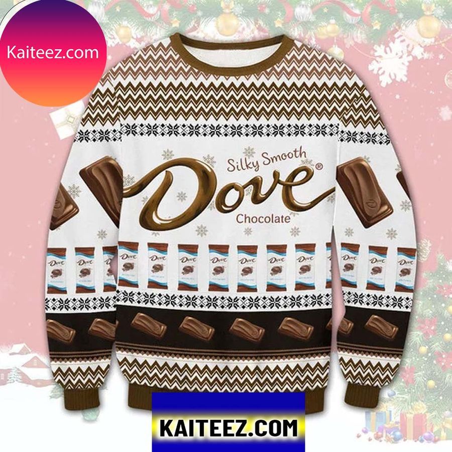 Dove Silky Smooth Chocolate 3D Christmas Ugly Sweater
