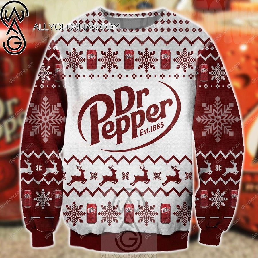 Dr Pepper Knitting Pattern Ugly Christmas Sweater