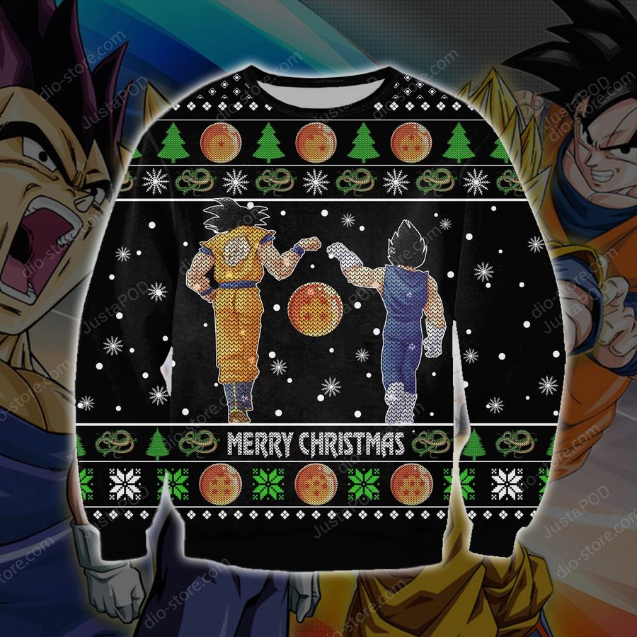 Dragon Ball 3d Print Ugly Sweater Ugly Sweater Christmas Sweaters