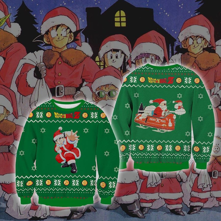 Dragon Ball Goku For Unisex Ugly Christmas Sweater, All Over Print Sweatshirt, Ugly Sweater, Christmas Sweaters, Hoodie, Sweater