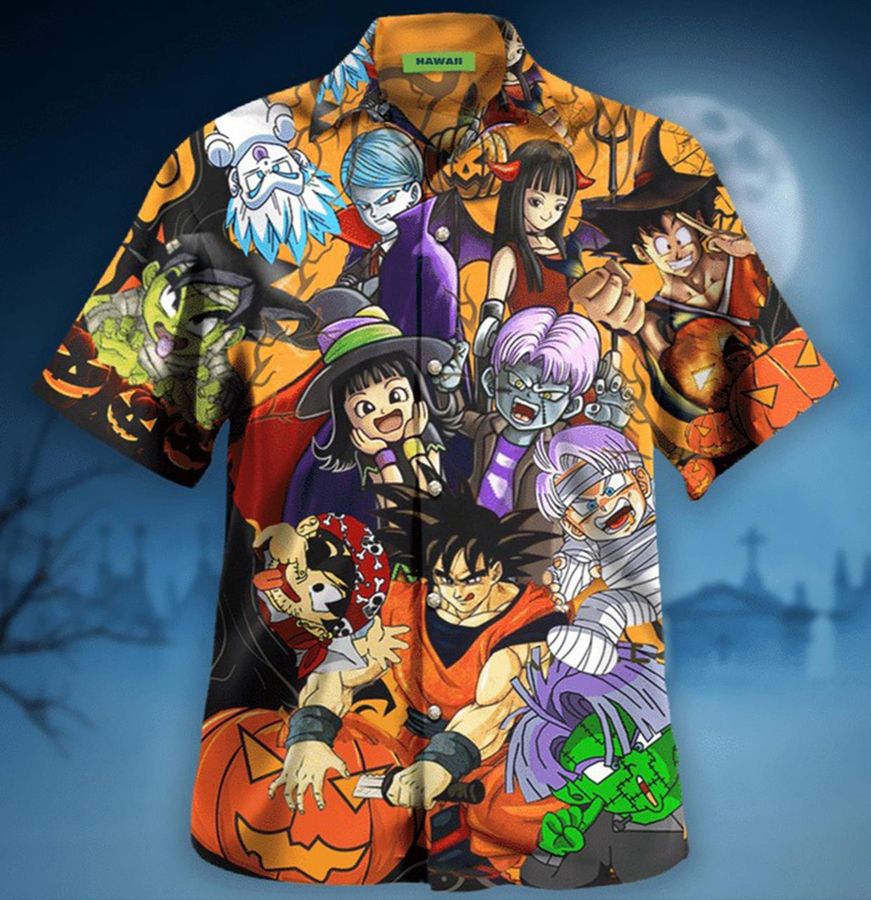 Dragon Ball Halloween Hawaiian Shirt