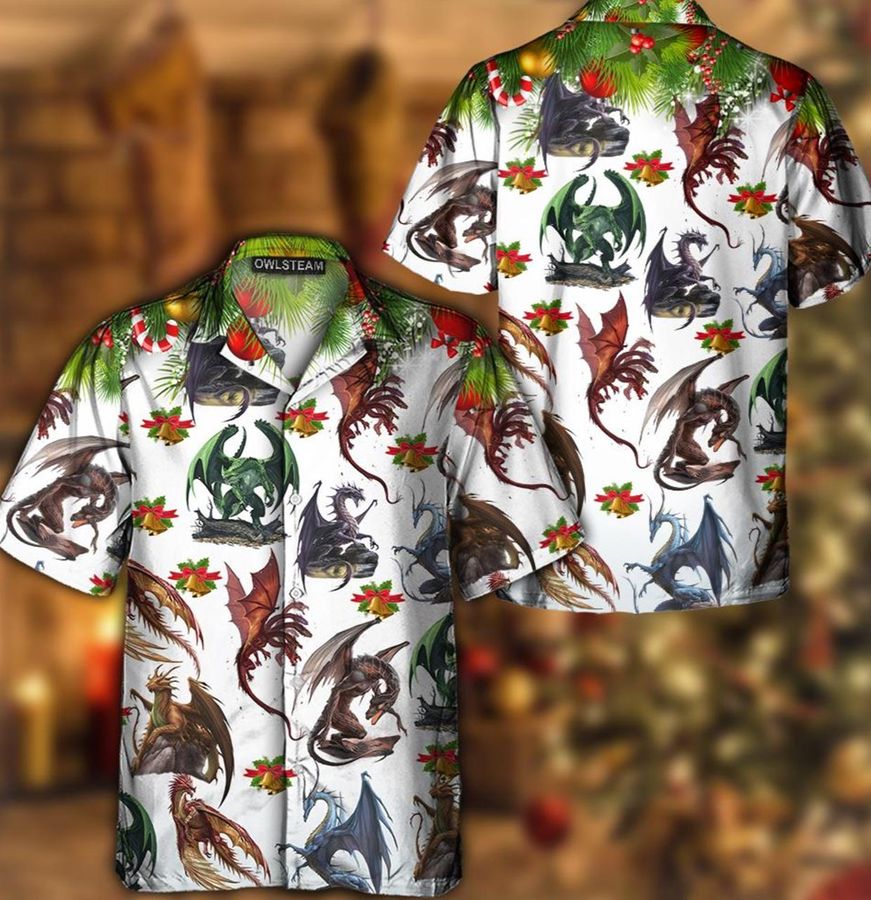 Dragon Christmas Hawaiian Shirt