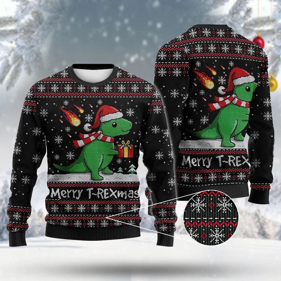 Dragon Merry T-REXmas Ugly Sweater
