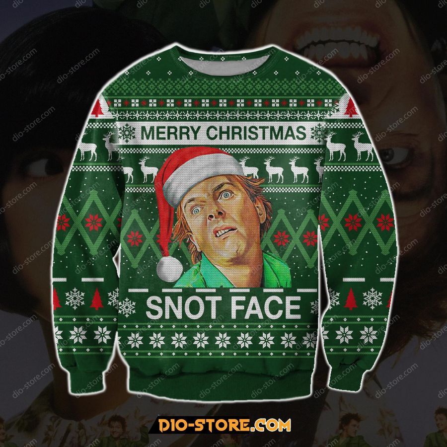 Drop Dead Fred 3D Print Ugly Christmas Sweater Hoodie All Over Printed Cint10072, All Over Print, 3D Tshirt, Hoodie, Sweatshirt, Long Sleeve