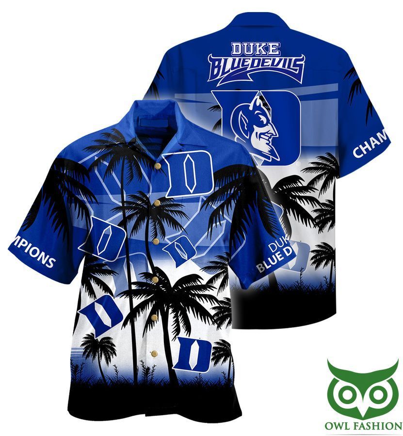 Duke Blue Devils NCAA Blue Hawaiian Shirt  