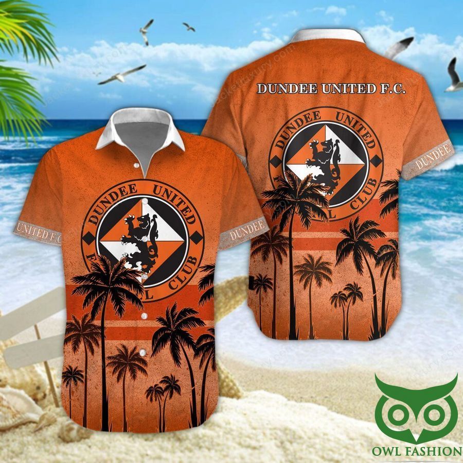 Dundee United F.C. Coconut Orange Hawaiian Shirt
