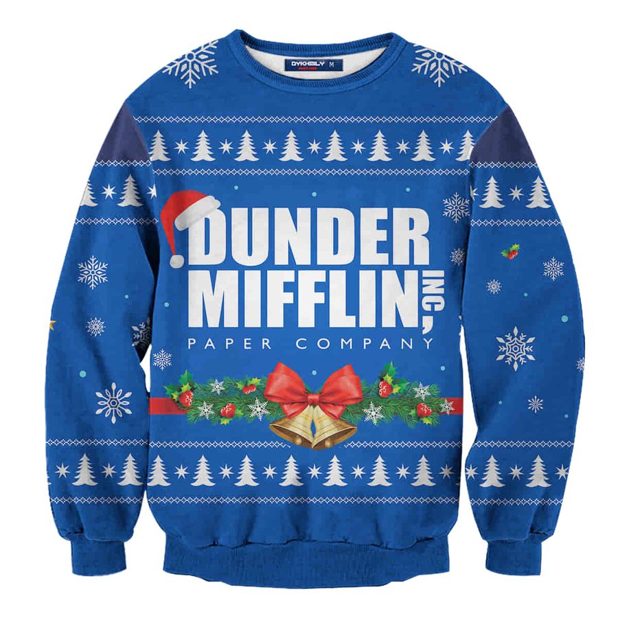Dunder Mifflin Paper Company Christmas Wool Knitted Sweater