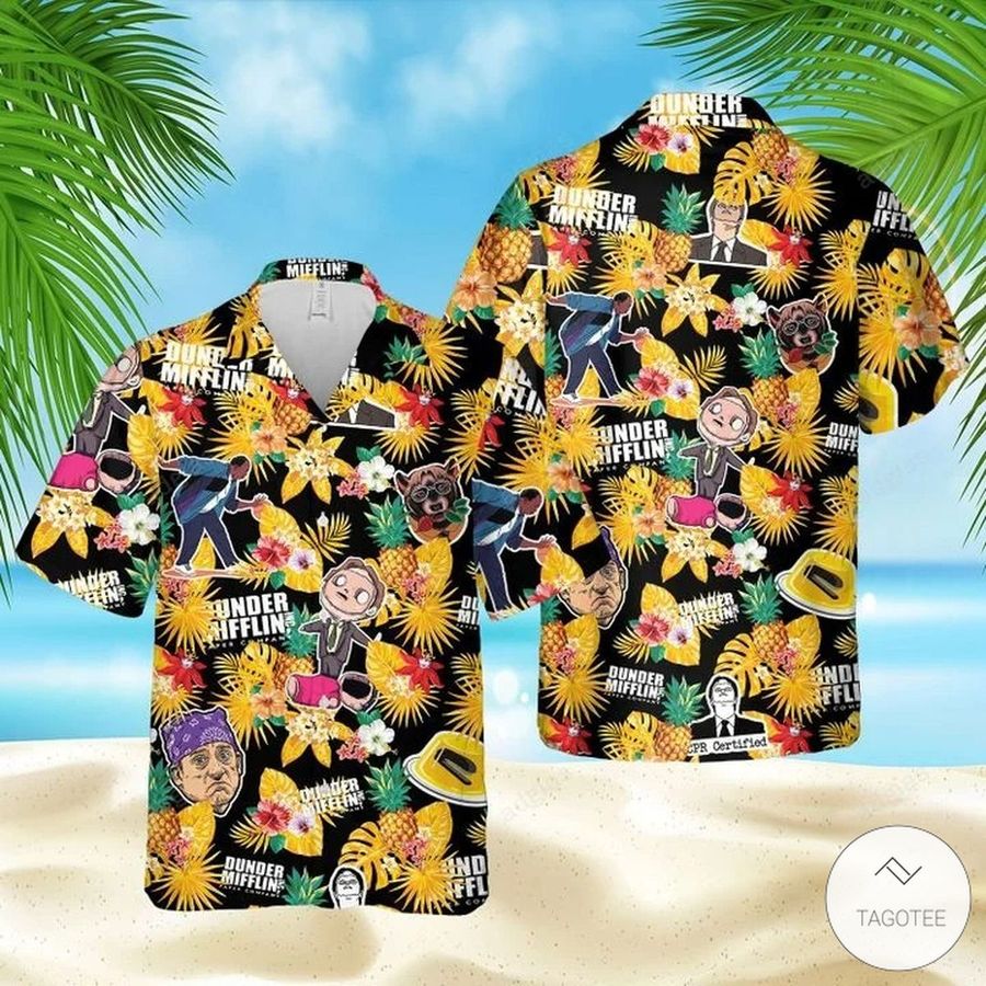 Dunder Mifflin Tropical Hawaiian Shirts