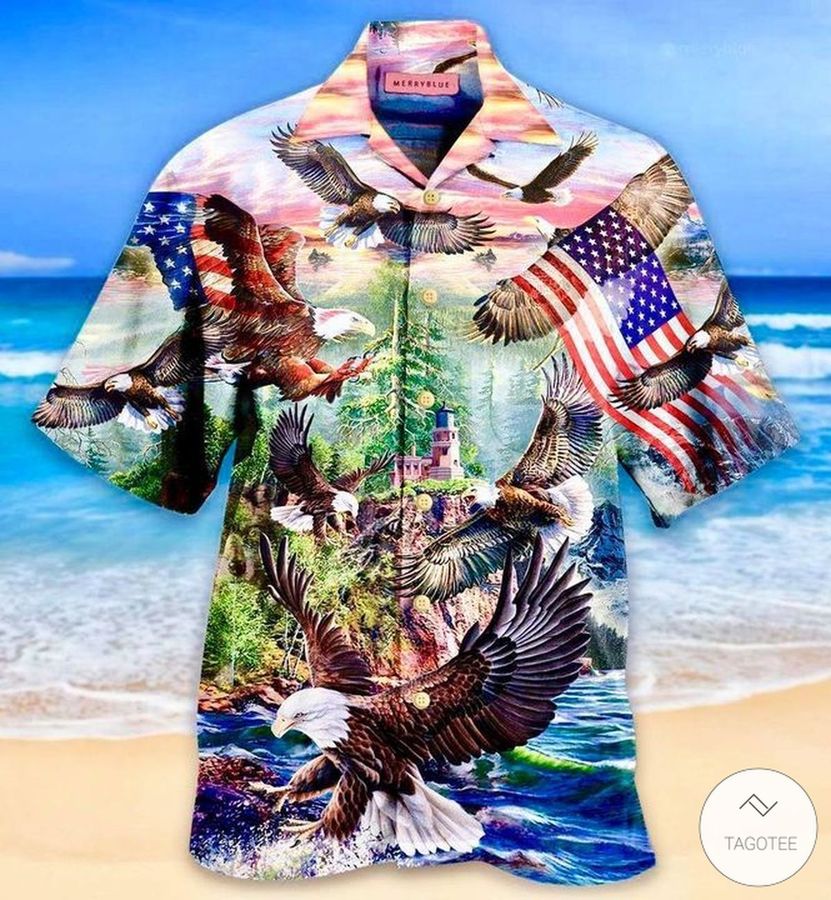Eagle Spirit Of America Unisex Hawaiian Shirt