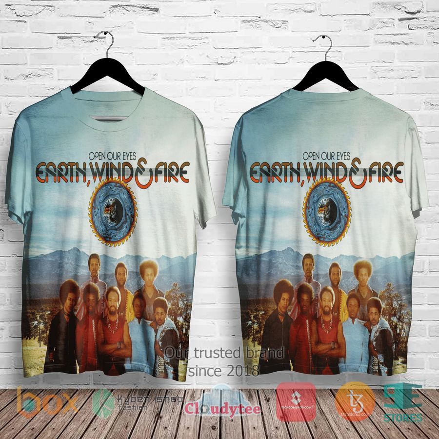 Earth, Wind and Fire-Open Our Eyes Album 3D Shirt – LIMITED EDITION