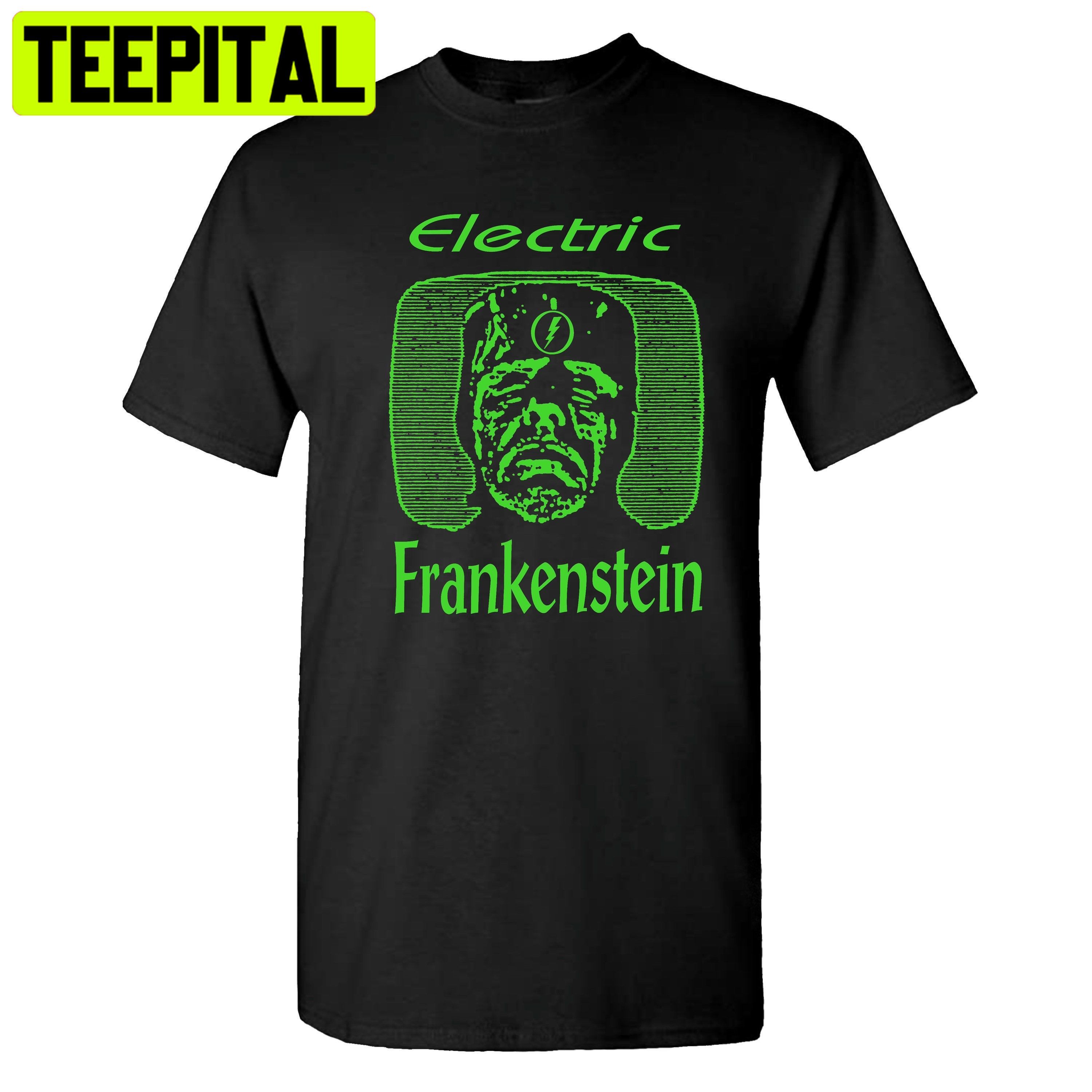 Electric Frankenstein Halloween Trending Unisex Shirt