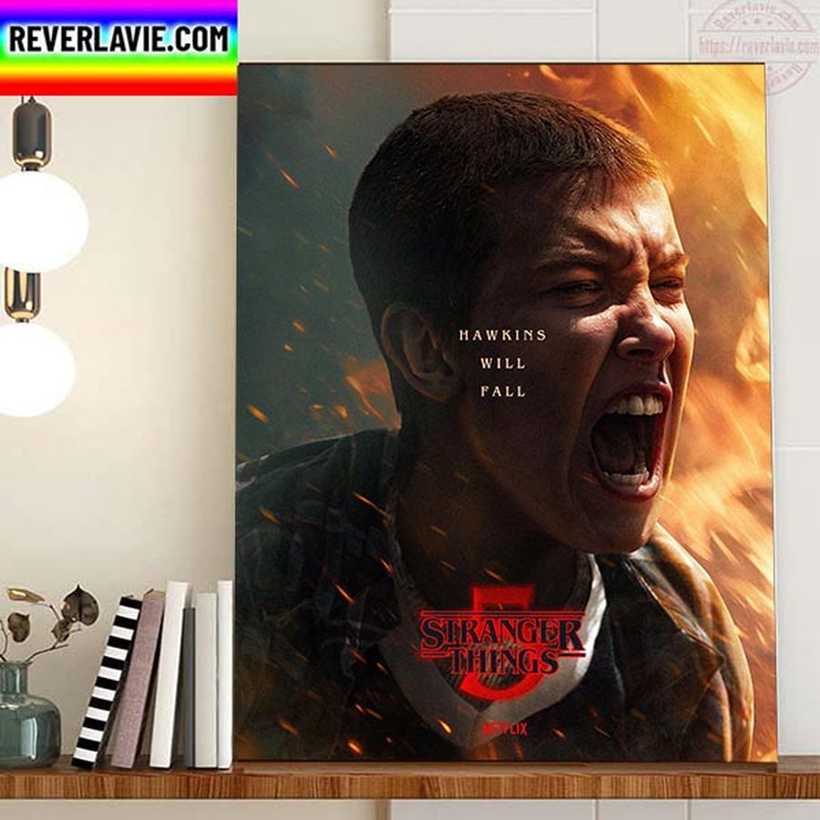 Eleven In Stranger Things 5 Final Season Hawkins Will Fall Home Decor Poster Canvas