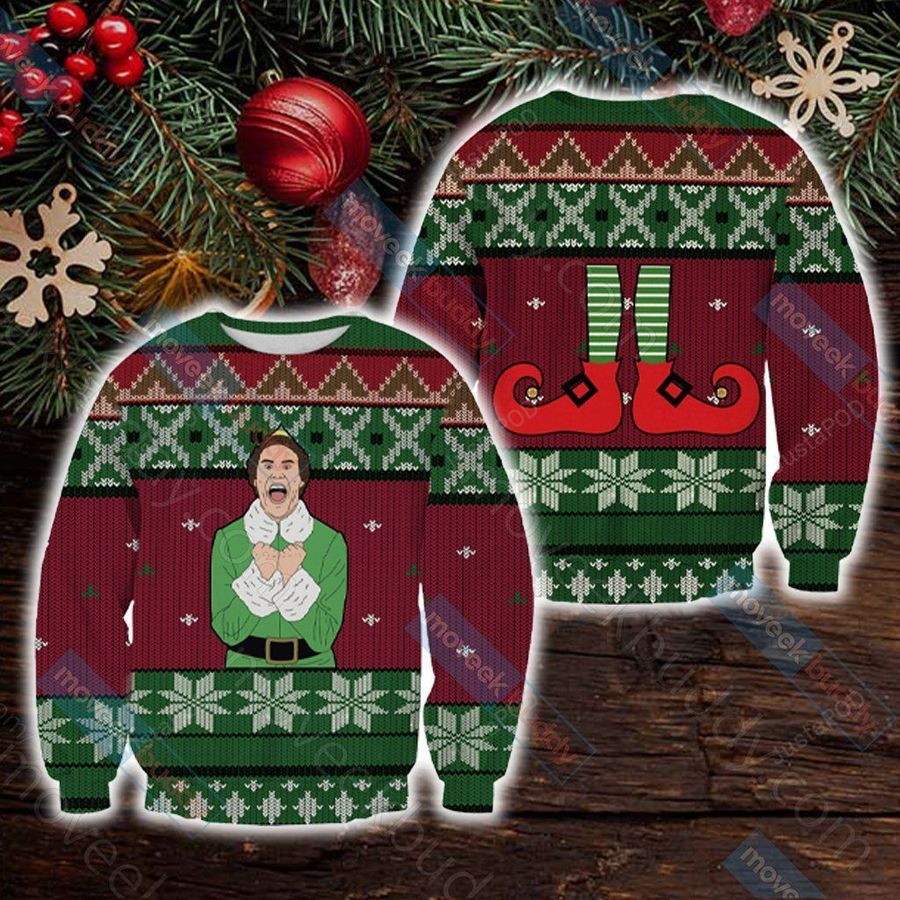 Elf 2003 Ugly Sweater Ugly Sweater Christmas Sweaters Hoodie Sweater