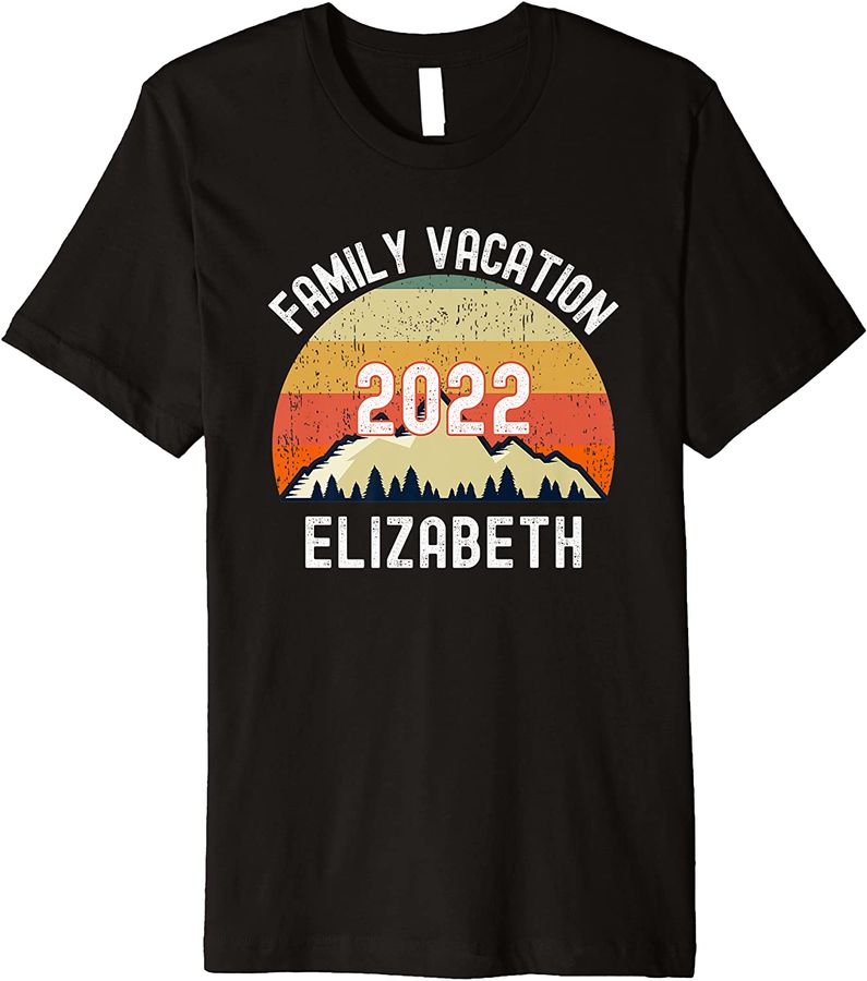 Elizabeth Family Vacation 2022 Matching Premium