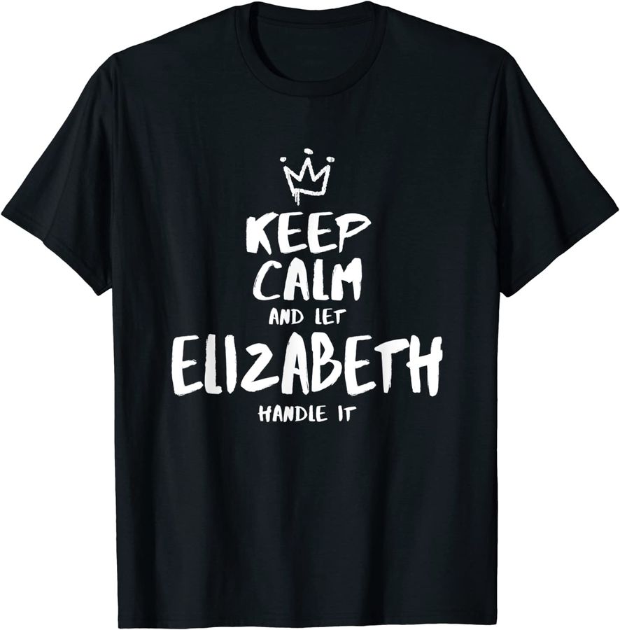 Elizabeth Keep Calm Personalized Name Unique First Name_1