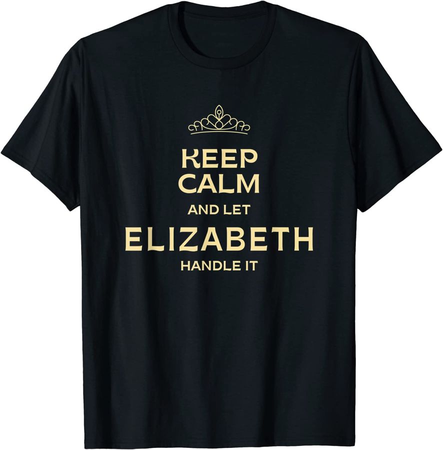 Elizabeth Keep Calm Personalized Name Unique First Name_2