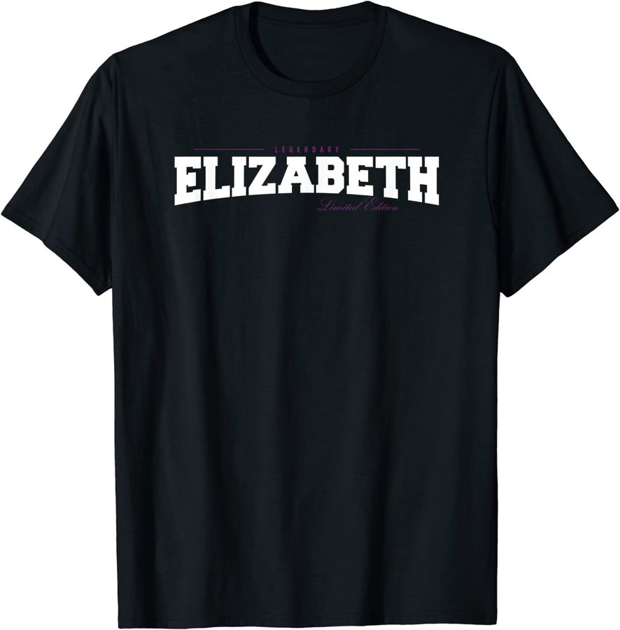 Elizabeth Name Limited Edition Funny Retro Vintage 80s 90s