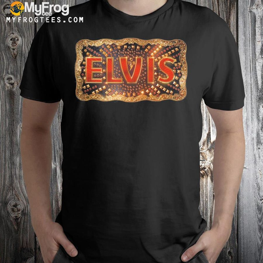 Elvis movie buckle logo shirt