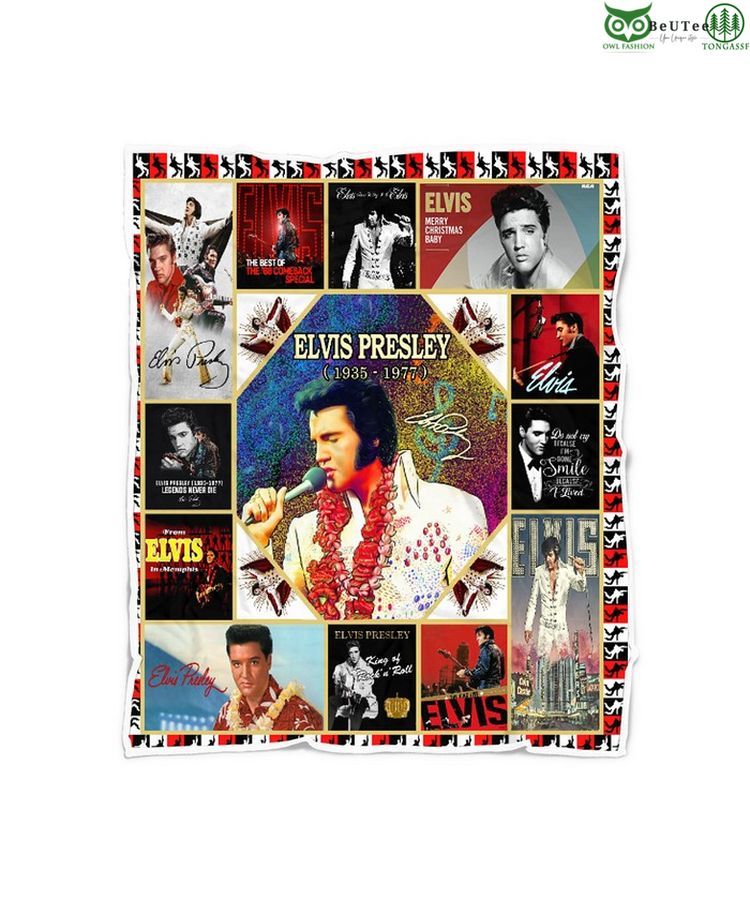 Elvis Presley Blue Hawaii Album Blanket