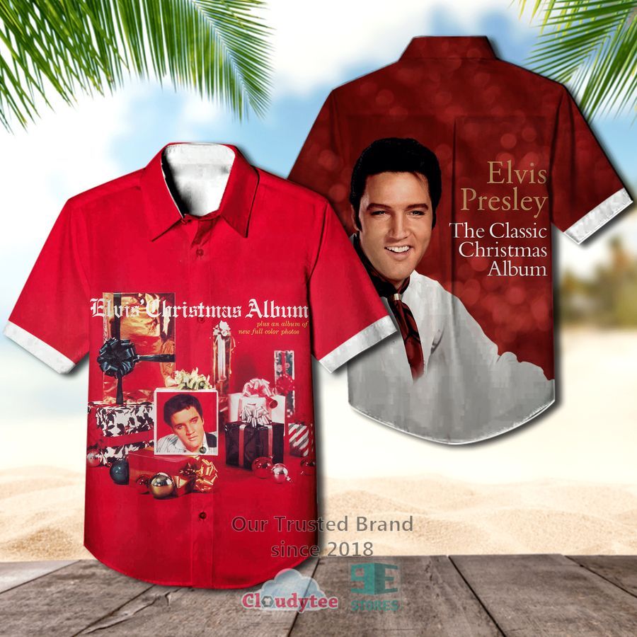 Elvis Presley Elvis Christmas Album Hawaiian Casual Shirt – LIMITED EDITION