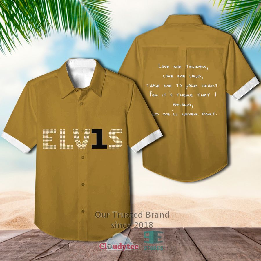 Elvis Presley Love me tender Hawaiian Casual Shirt – LIMITED EDITION