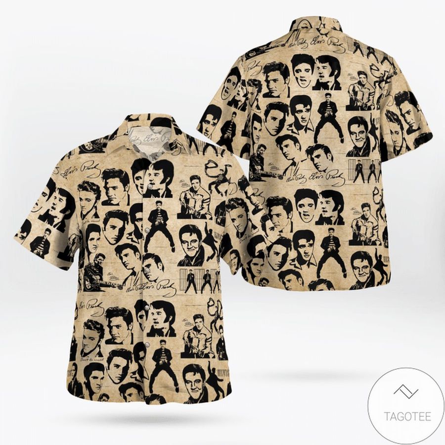 Elvis Presley Vintage Retro Hawaiian Shirt