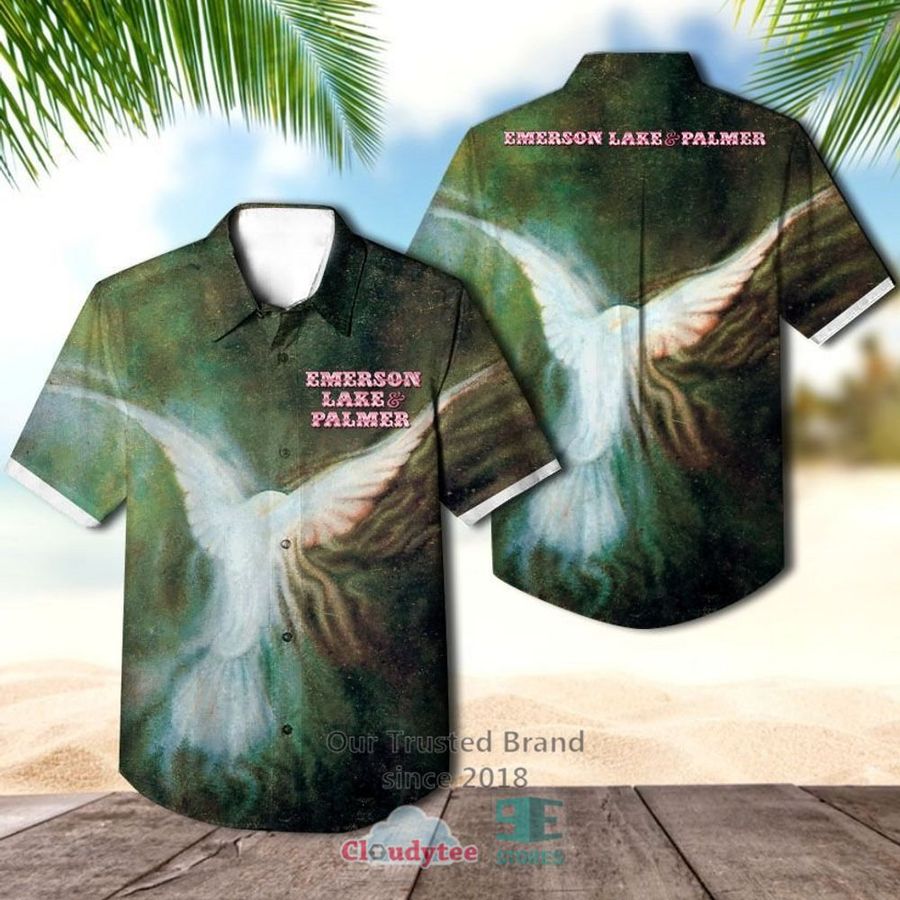 Emerson, Lake and Palmer Green Album Hawaiian Casual Shirt – LIMITED EDITION