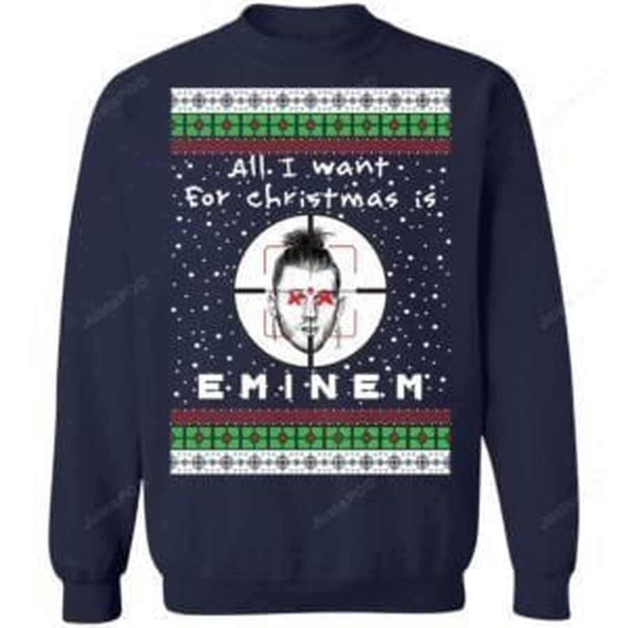 Eminem Rapper Ugly Christmas Sweater Ugly Sweater Christmas Sweaters Hoodie