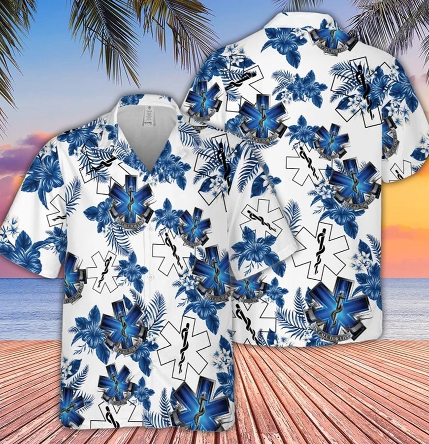 Ems Simboys Pattern Hawaiian Shirt