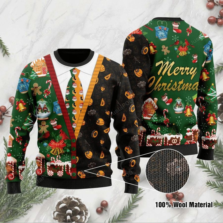 Engineer Merry Christmas Ugly Christmas Sweater All Over Print Sweatshirt