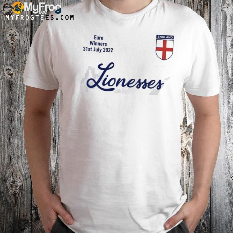 England Lionesses Football Euro Champions 2022 T-Shirt