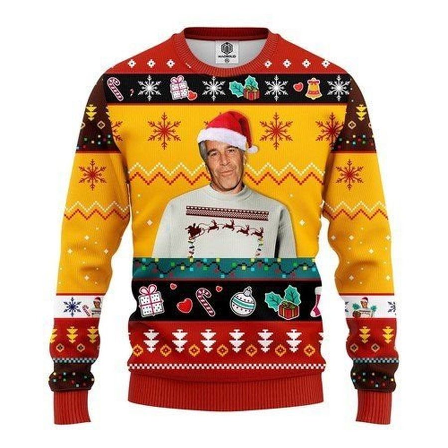 Epstein For Unisex Ugly Christmas Sweater All Over Print Sweatshirt