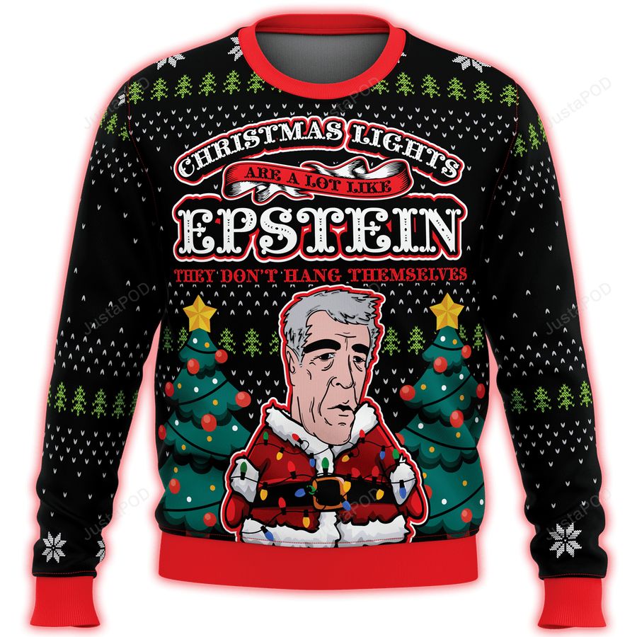 Epstein Premium Ugly Sweater Ugly Sweater Christmas Sweaters Hoodie Sweater