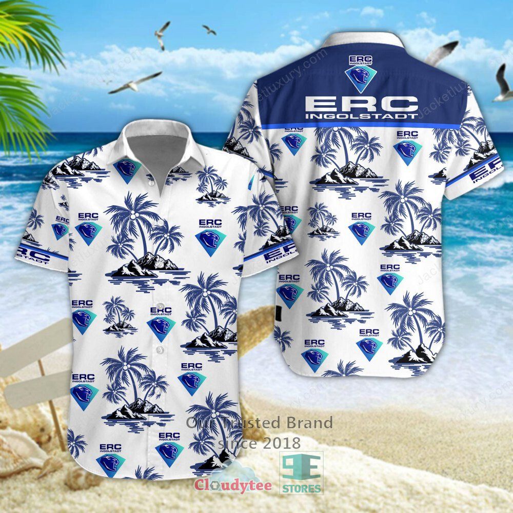 ERC Ingolstadt Island Coconut Hawaiian Shirt, Short – LIMITED EDITION