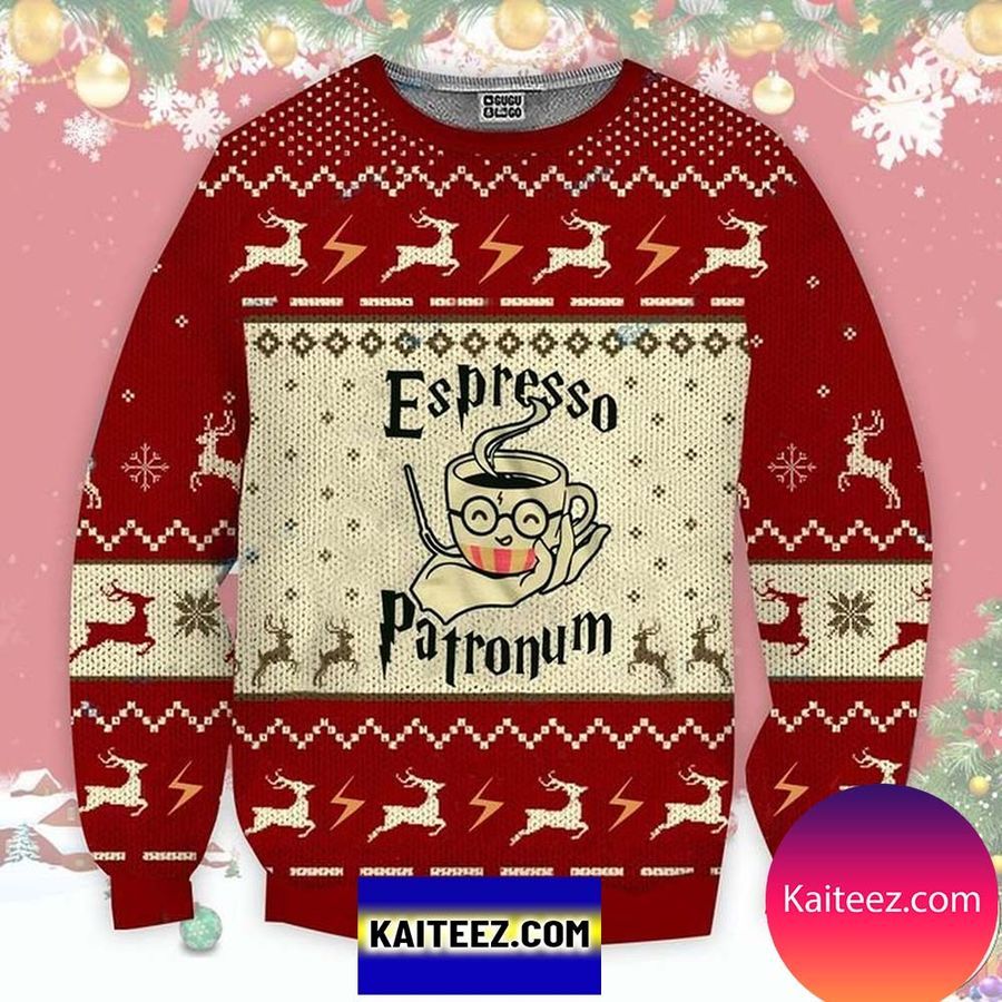 Espresso Patronum Christmas Ugly Sweater