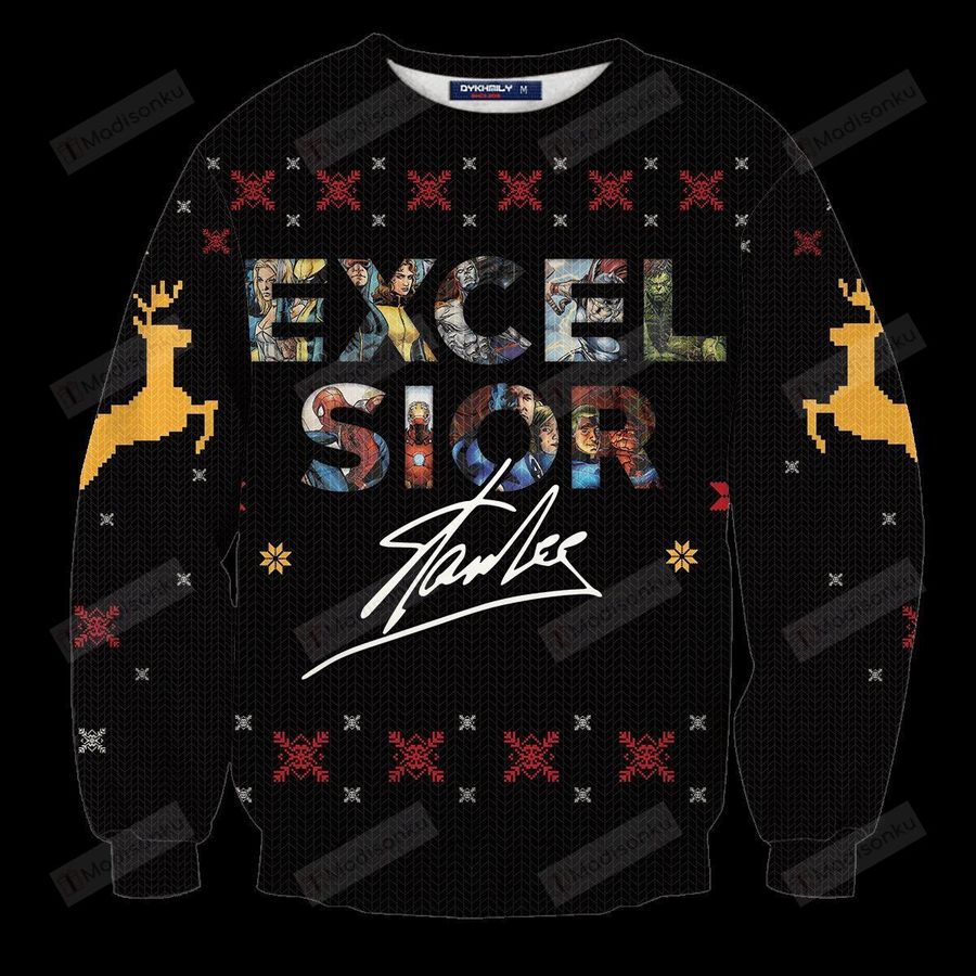 Excelsior Ugly Christmas Sweater, All Over Print Sweatshirt