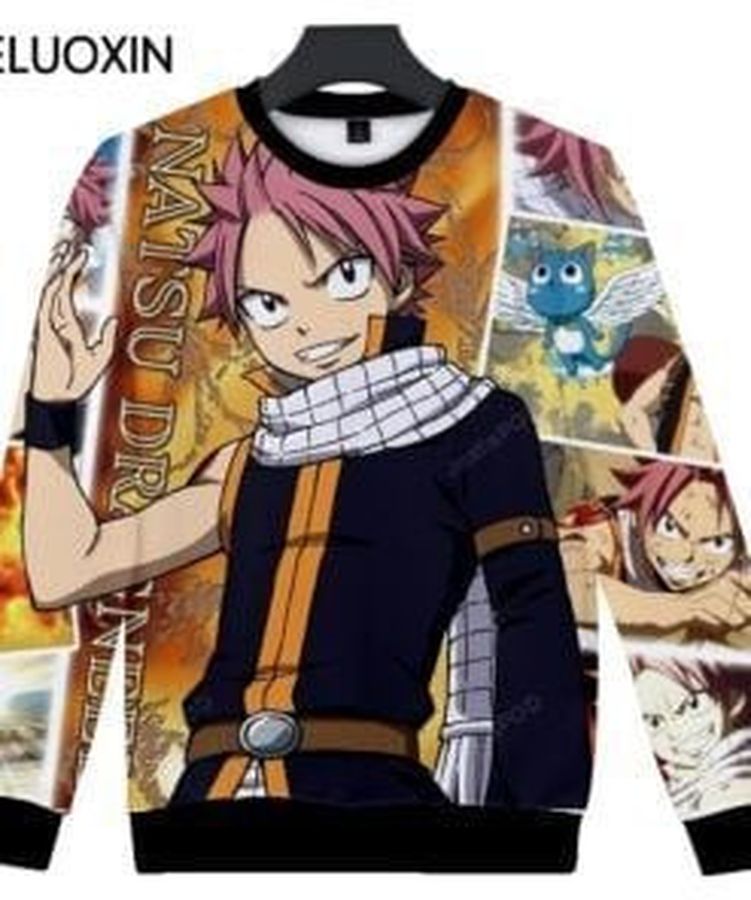 Fairy Tail Natsu Dragneel Ugly Christmas Sweater All Over Print