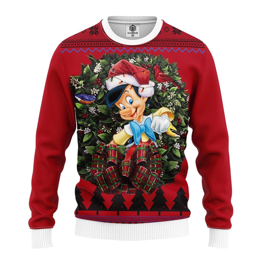 Fandomgift Pinochio Noel Ugly Sweater