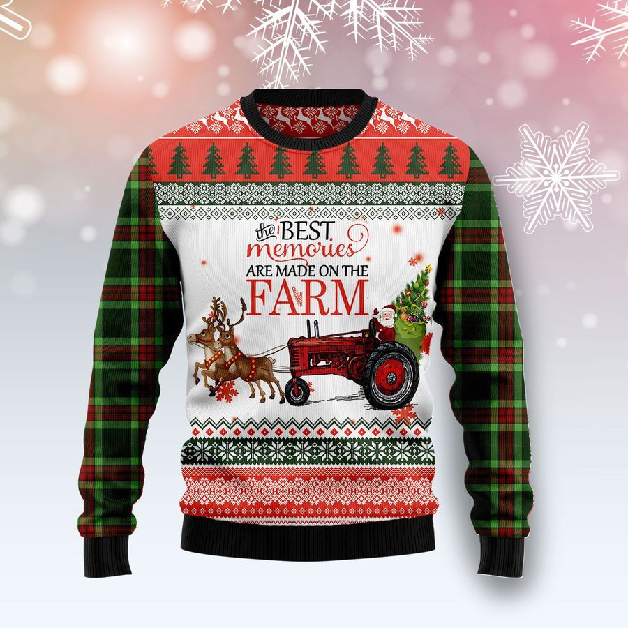 Farm Best Memories Ugly Sweater