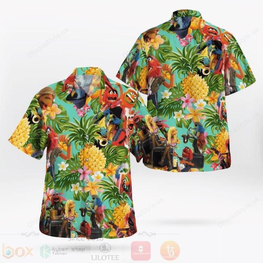 Fashion Electric Mayhem The Muppet All Over Print Hawaiian Shirt