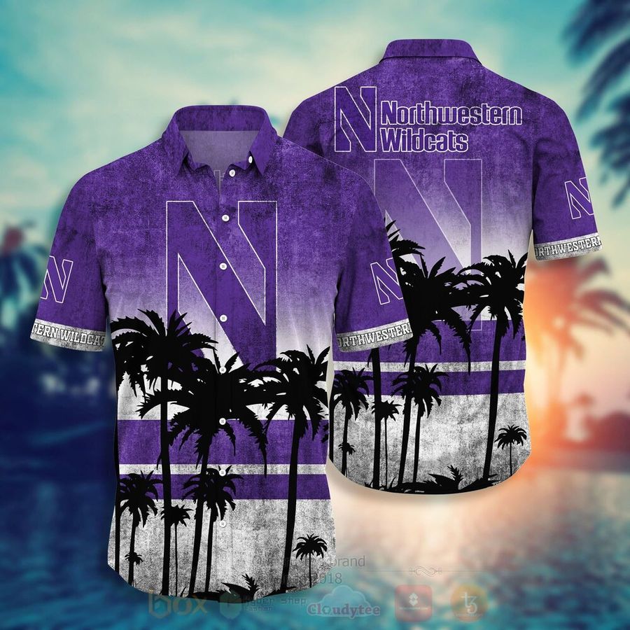 Fashion Northwestern Wildcats Football Hawaiian Shirt